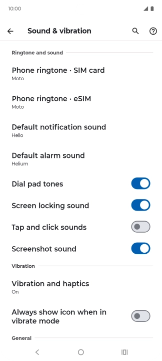 Press Phone ringtone.