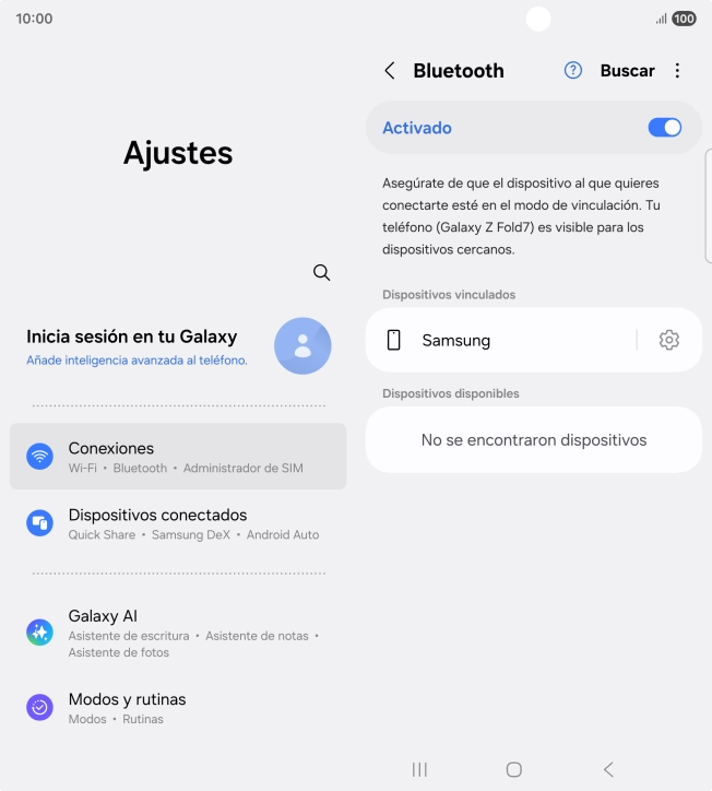 Pulsa la tecla de inicio para terminar y regresar a la pantalla de inicio.
