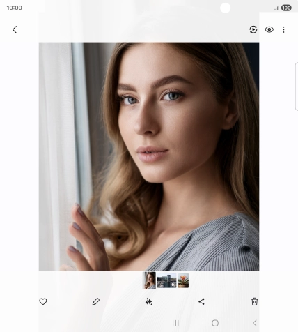 Pulsa el icono de AI.