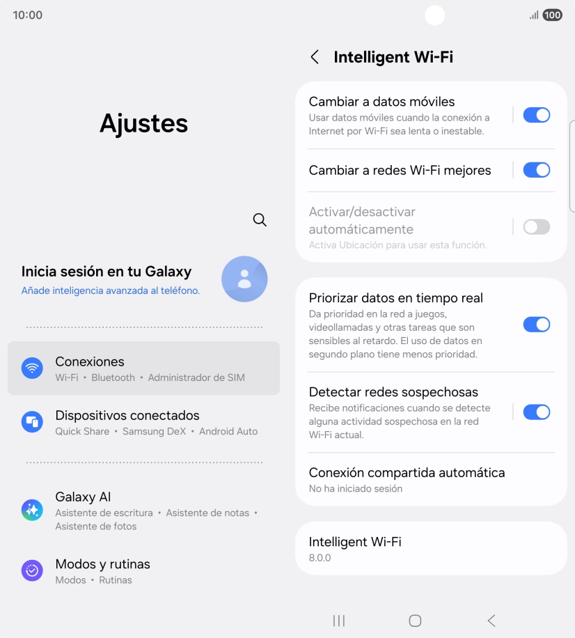 Pulsa el indicador junto a 