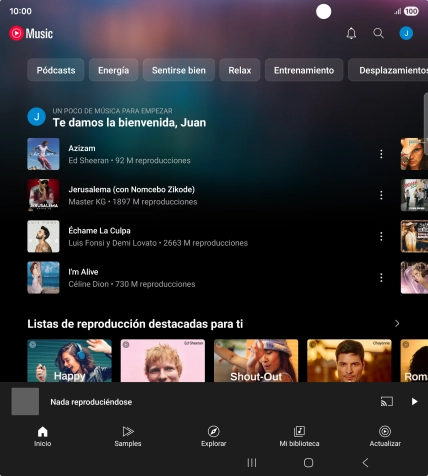 Pulsa Mi biblioteca.