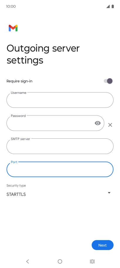 Press the drop down list below 