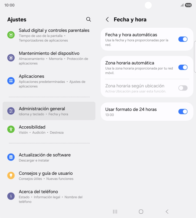 Pulsa la tecla de inicio para terminar y regresar a la pantalla de inicio.