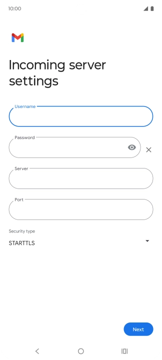 Press the field below 