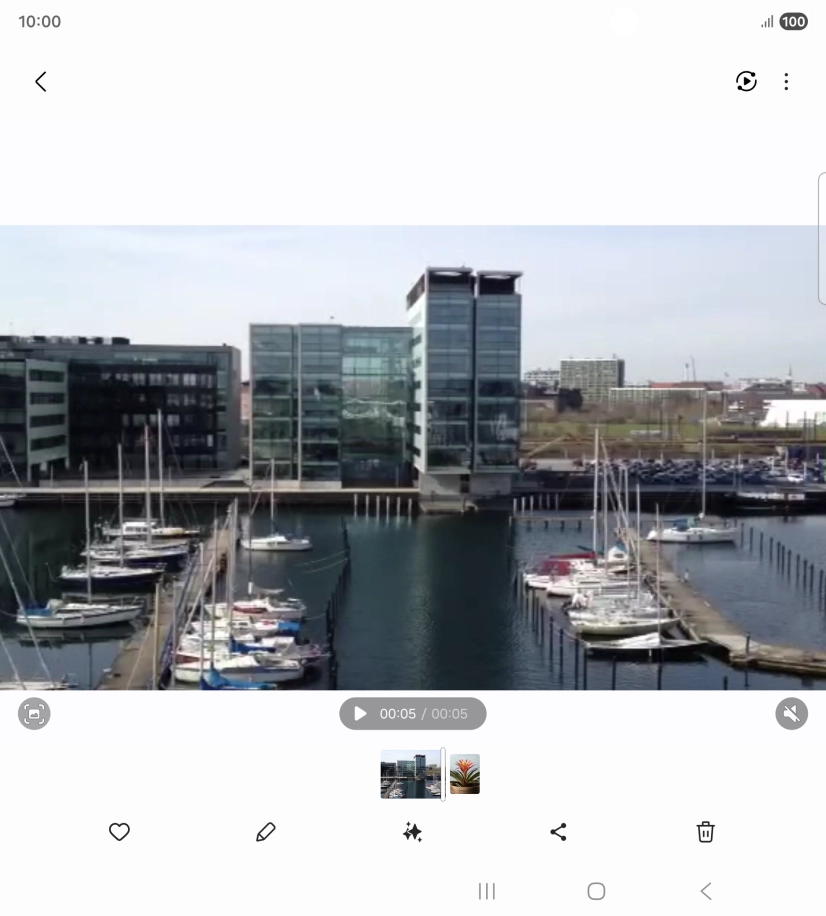 Pulsa el icono de AI.