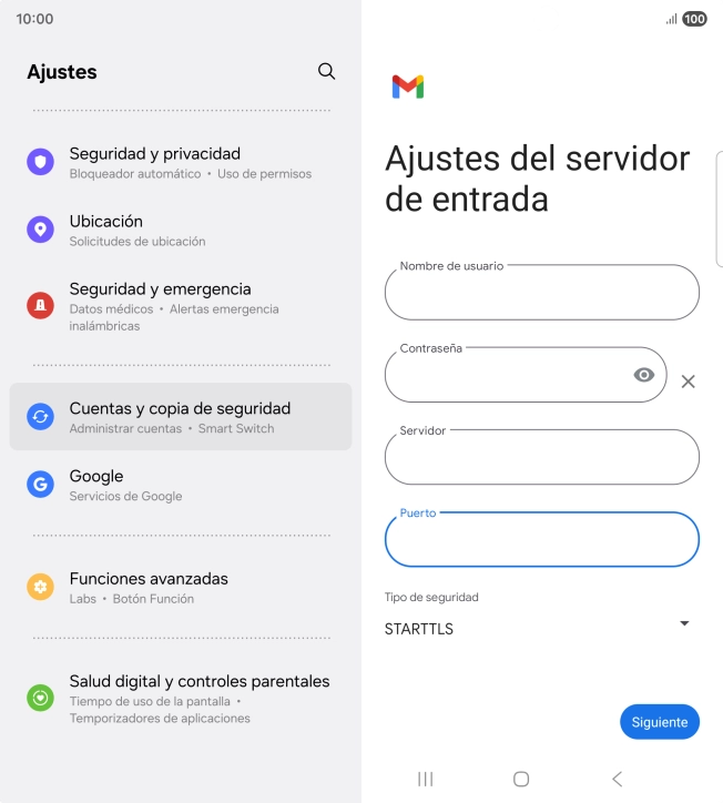 Pulsa la lista desplegable bajo 