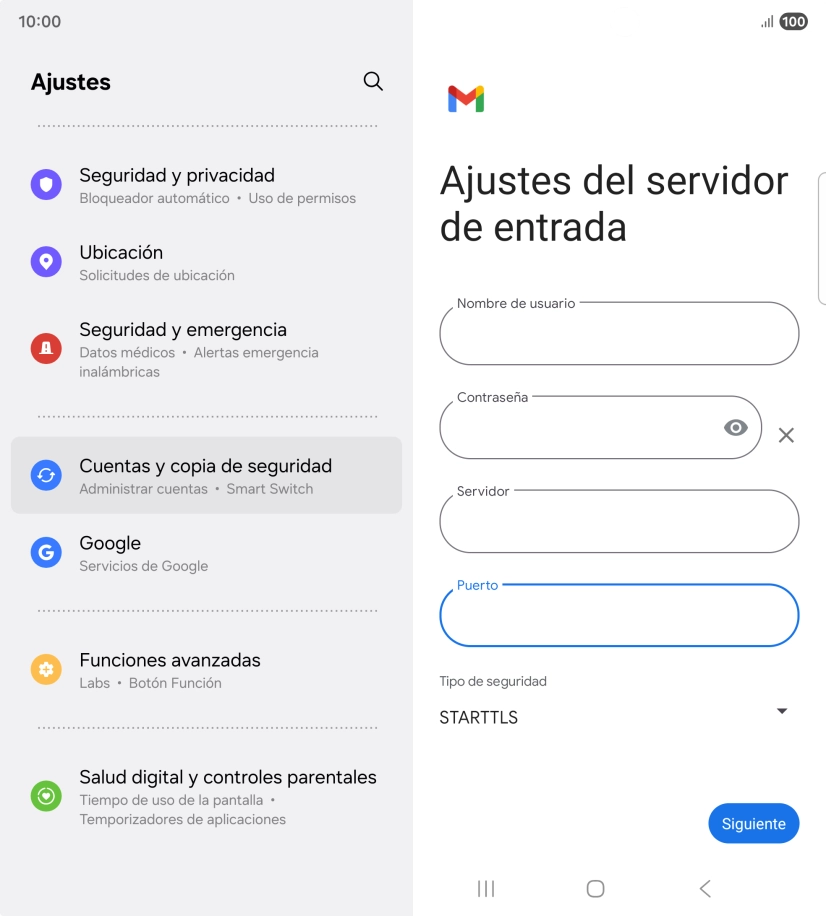 Pulsa la lista desplegable bajo 