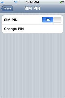 Press Change PIN.