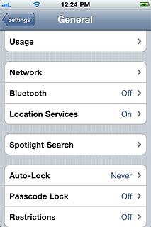 Press Settings.