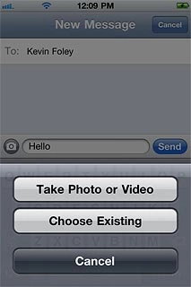 Press Choose Existing.Go to the required folder.