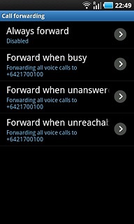 Forward when unanswer