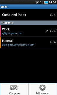 Press Add account.