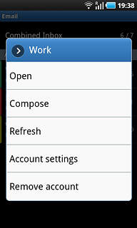 Press Account settings.