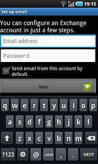 Press Password and key in the password.