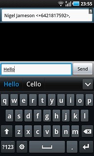 Press Send.