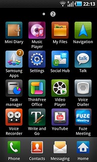 Press the application you have just downloaded.Follow the instructions on the display to use the application.