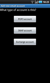 Press POP3 account.