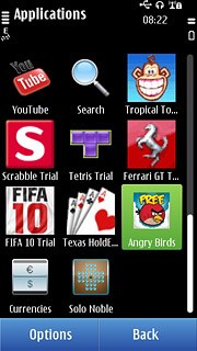 Press the application you have just downloaded.Follow the instructions on the display to use the application.