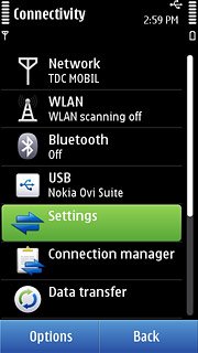 Press Settings.