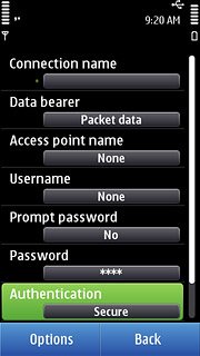 Press Authentication to select Normal.