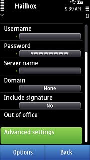 Press Advanced settings.