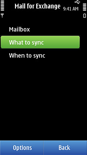 Press What to sync.