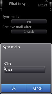 Press Yes or No.