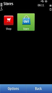 Press Store.If this is the first time you use Ovi Market:Follow the instructions on the display to install the application.
