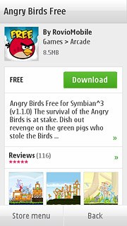 Press Download or Buy.Follow the instructions on the display to download and install the application.