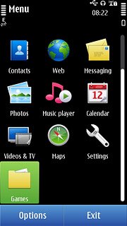 Press Games or Applications.
