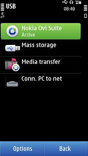 Press Nokia Ovi Suite.
