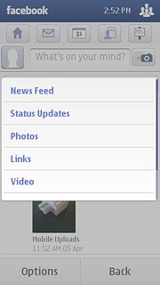 Press the required view.