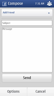 Press Add Friend.Follow the instructions on the display to add a recipient.