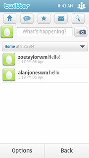 Press the home icon.You can find the status of your friends next to their names.