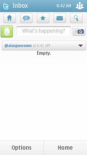 Press the reply icon.Read replies to your status updates.