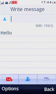 Press the contacts icon.