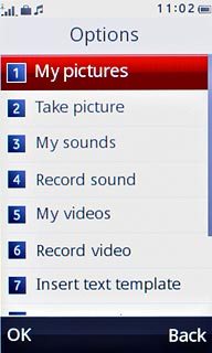 Press My pictures.Go to the required folder.