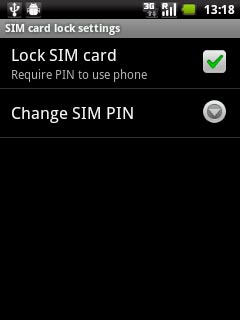 Press Change SIM PIN.