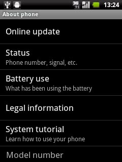 Press Online update.Follow the instructions on the display to update the phone's software.