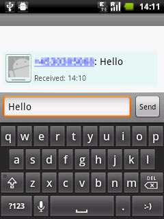 Press Send.