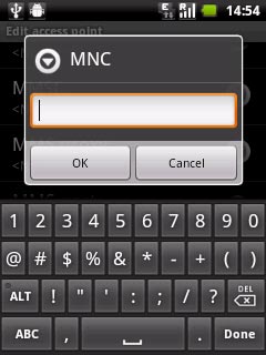 Key in 01 and press OK.