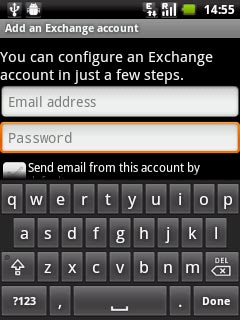 Press Password and key in the password.
