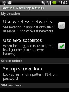 Press Use wireless networks to activate or deactivate the function.