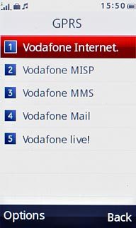 Press Options.