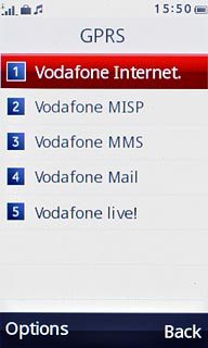 Press Options.