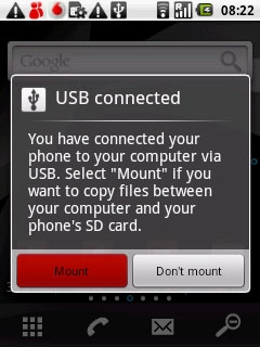 Press Mount.