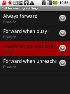Forward when unanswered