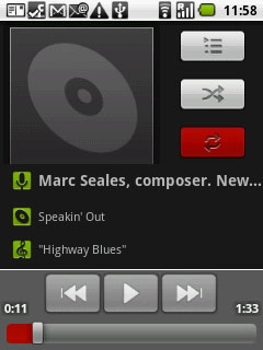 Press the repeat icon the necessary number of times to select the required setting.