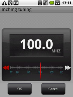 Press double arrow left or double arrow right to set the channel.