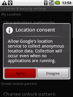 If you activate the function:Press Agree.